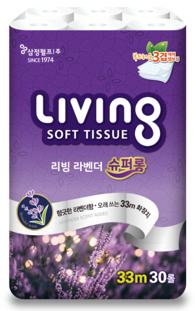 리빙 뉴데코 3겹 엠보싱